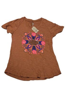New Natural Life Stop Being Afraid T-shirt Size Medium Women’s